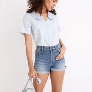 NEW with tags Madewell high rise denim shorts size 28